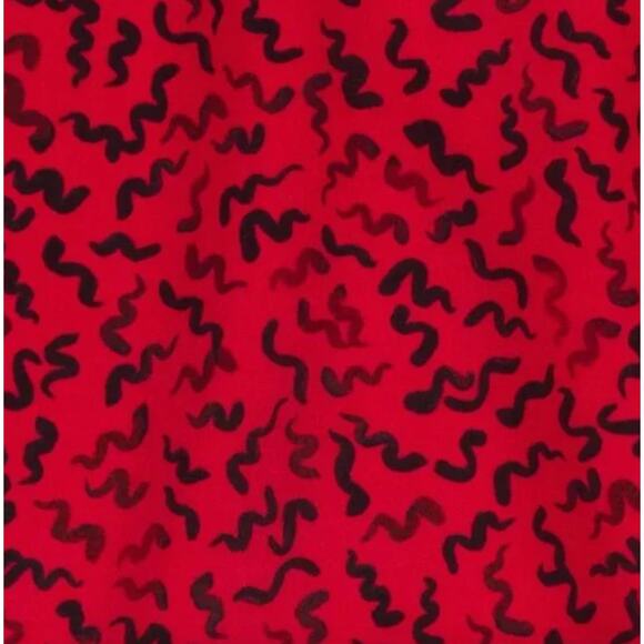 Realisation Par Venus Dress in Red Squiggle Red XL - Picture 6 of 8